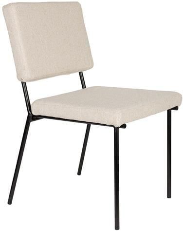 Zuiver Fellow Eetkamerstoelen Off-White Set van 2 Grijs