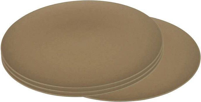Zuperzozial Flavour-It Bord 4 st. Ø 25 5 cm Toffee