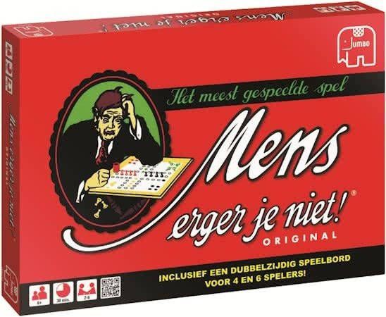 Jumbo Mens erger je niet! bordspel