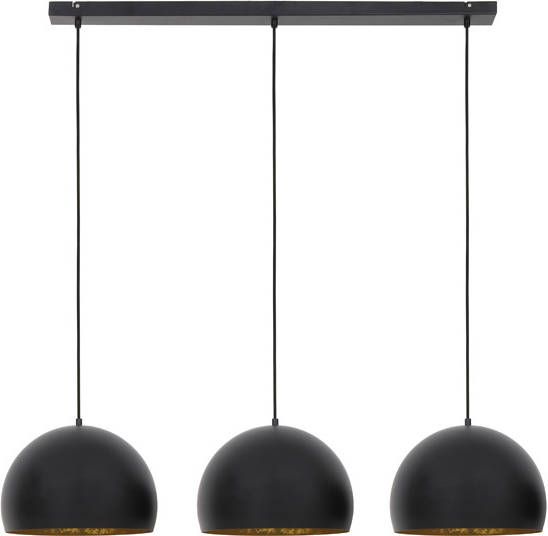 Light & Living Jaicey goud zwart hanglamp (Hoogte: 32 5 cm)