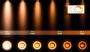 Lucide XYRUS Plafondspot LED Dim to warm GU10 2x5W 3000K 2200K Wit - Thumbnail 2