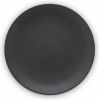Vtwonen Bord | Porselein |  Mat zwart | 25,5 cm online kopen
