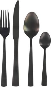 HEMA 16-delige Bestekset Copenhagen Zwart (Black)