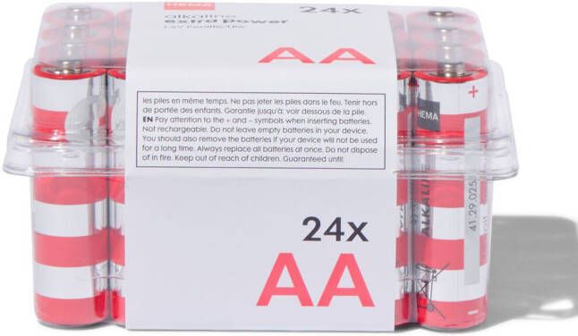 HEMA AA Alkaline Extra Power Batterijen 24 Stuks