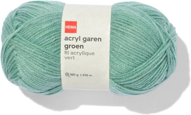 HEMA Acryl Garen Groen 100gram 250meter