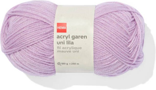 HEMA Acryl Garen Lila 100gram 250meter