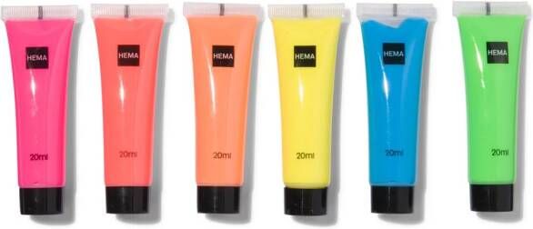 HEMA Acrylverf Neon 6x20ml