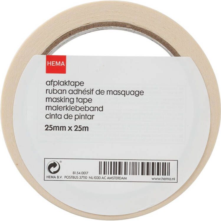 HEMA Afplaktape 25mm X 25m