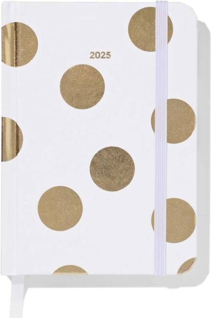 HEMA Agenda 2025 A6 PU Gouden Stippen