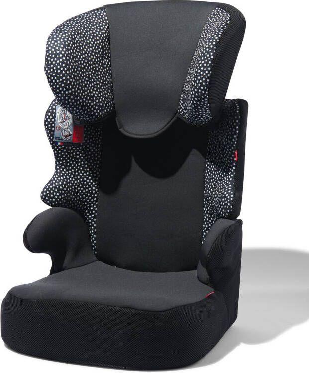 HEMA Autostoel Junior 15-36kg Zwart witte Stip