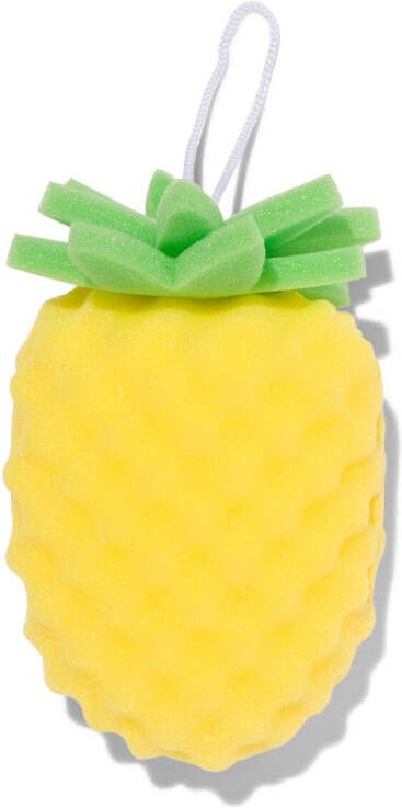 HEMA Badspons Ananas 18cm Geel