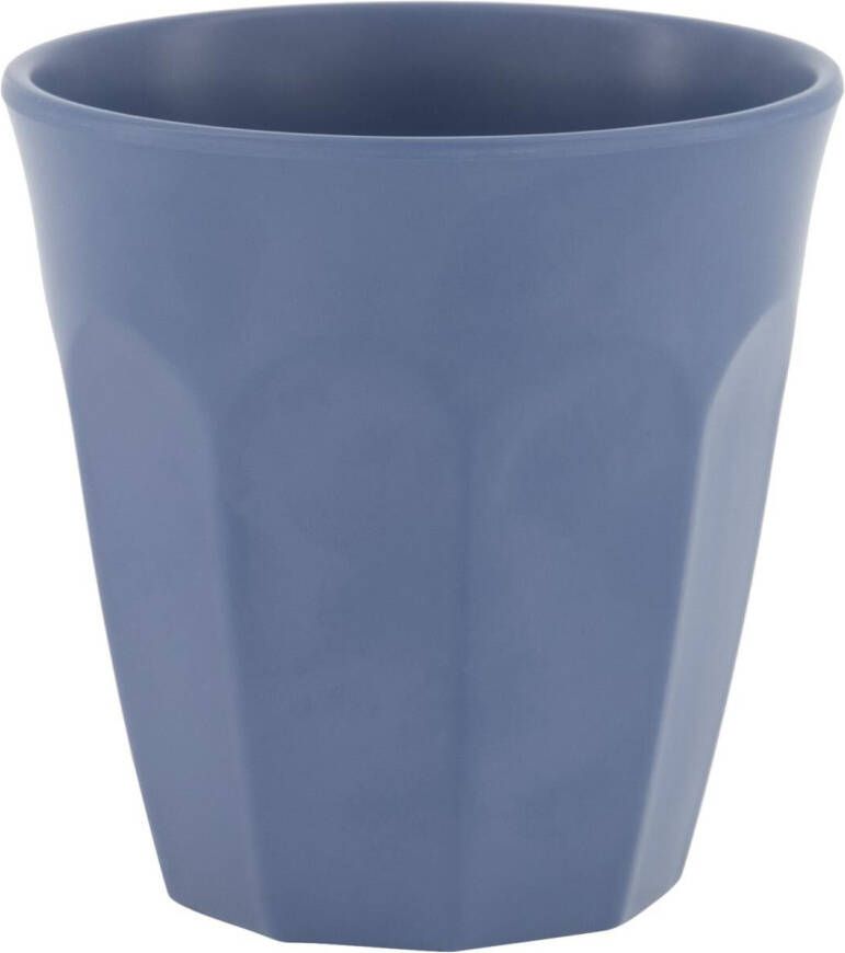 HEMA Beker 300 Ml Melamine Mat Blauw (blauw)