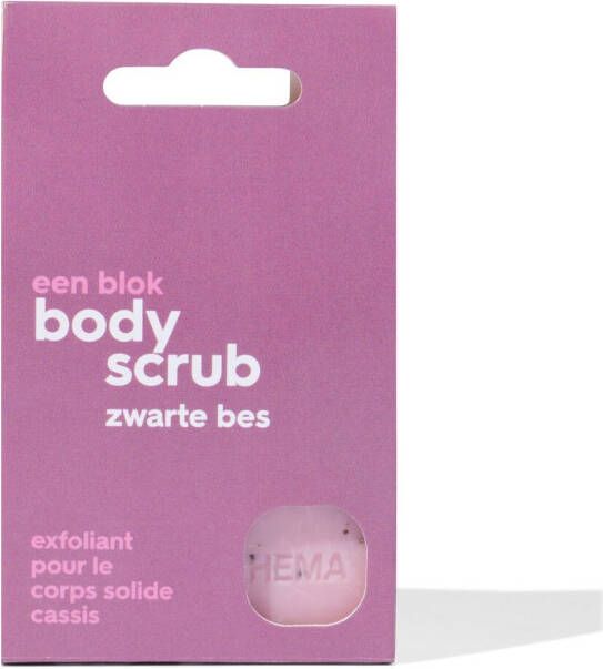 HEMA Blok Body Scrub Zwarte Bes 65g