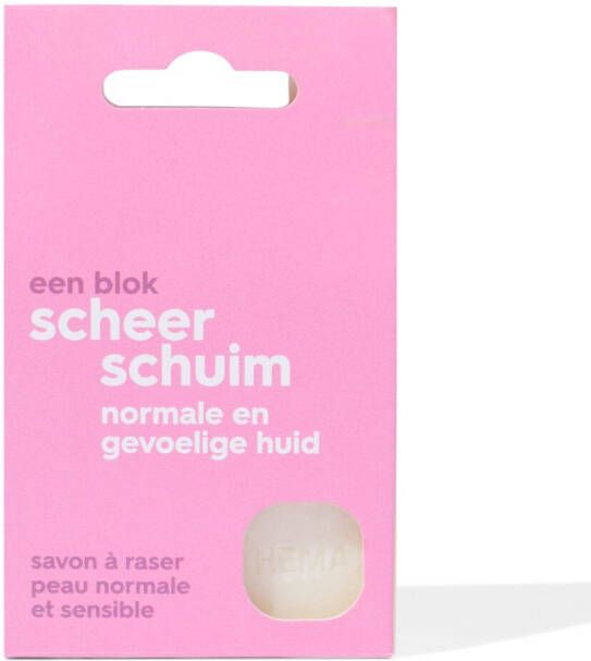 HEMA Blok Scheerschuim Normale Tot Gevoelige Huid 65g