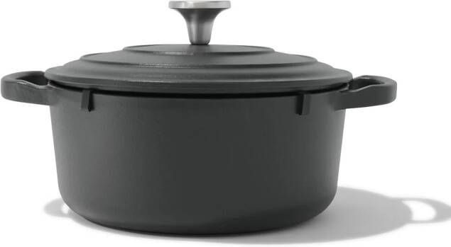 HEMA Braadpan Ø24cm Lyon Gietijzer (zwart)