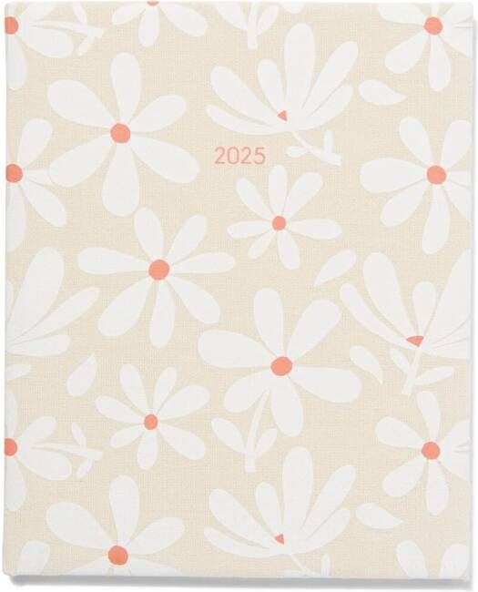 HEMA Bureauagenda 2025 A4 Textiel Bloemen