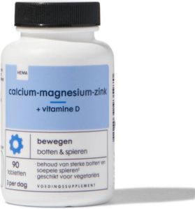 HEMA Calcium-magnesium-zink + Vitamine D 90 Stuks