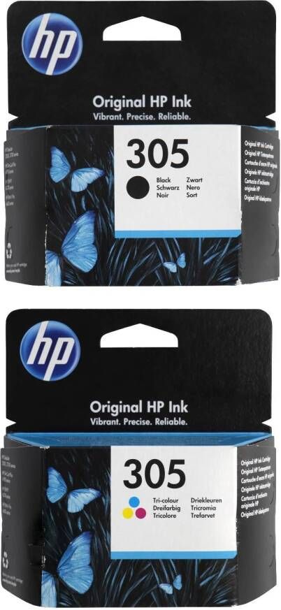 HEMA Cartridge HP 305 Zwart kleur 2 Stuks