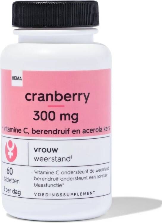 HEMA Cranberry 300 Mg 60 Stuks