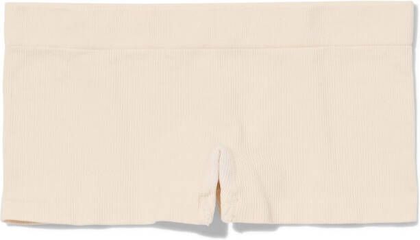 HEMA Damesboxer Naadloos Rib Nude (nude)