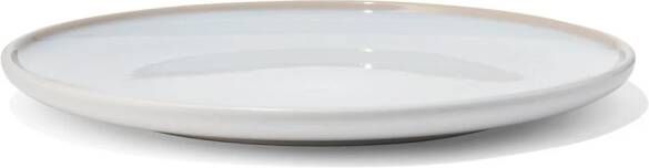 HEMA Dinerbord Ø27cm Helsinki Reactief Glazuur Wit (wit)