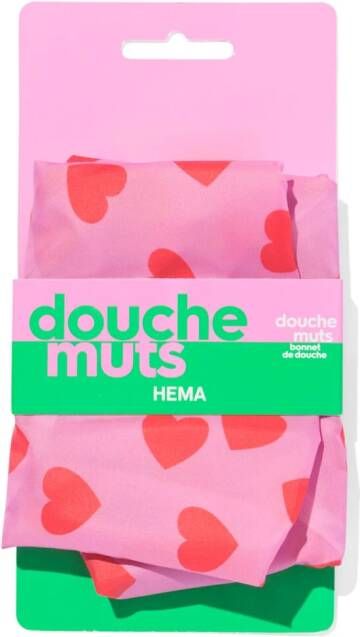 HEMA Douchemuts Hartjes Roze