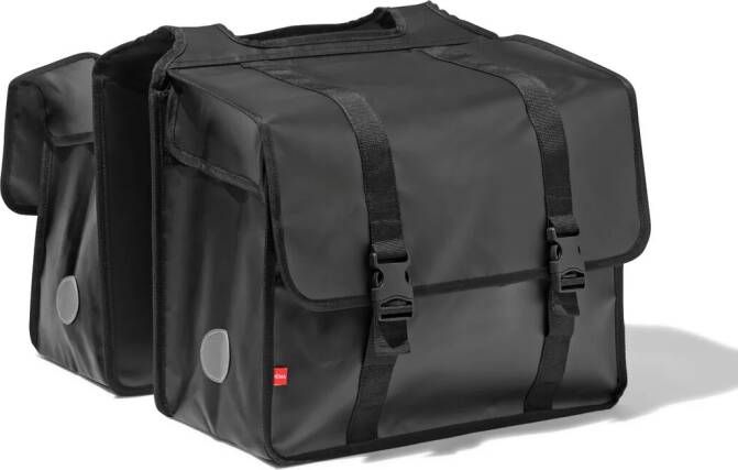 HEMA Dubbele Fietstas 60L 32x42x22 Zwart