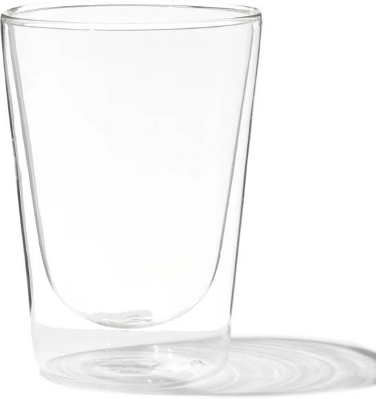 HEMA Dubbelwandig Glas 350ml (transparant)