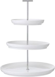 HEMA Etagère 3 Lagen 33 Cm Hoog Dublin Wit (wit)