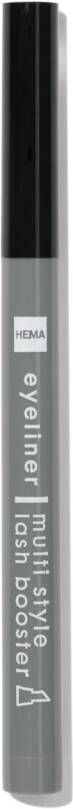 HEMA Eyeliner Vloeibaar Multi Style Met Lash Booster (zwart)