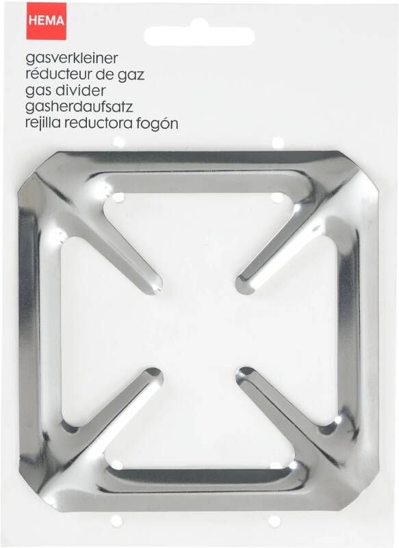 HEMA Gasverkleiner 10.8cm (zilvergrijs)
