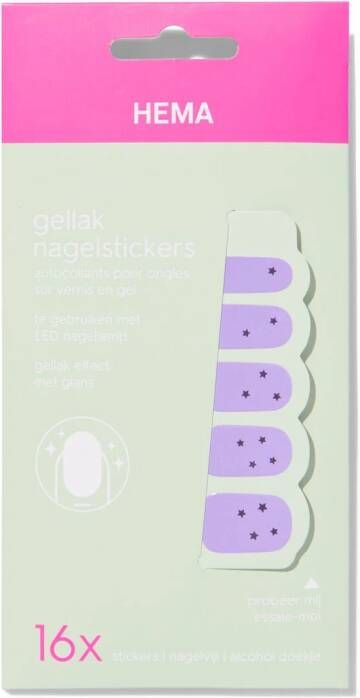 HEMA Gellak Nagellaksticker Sterren 16 Stuks