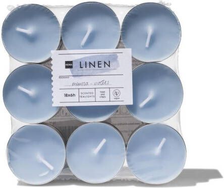 HEMA Geur Sfeerlichten Linen 18 Stuks