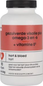 HEMA Gezuiverde Visolie Plus Omega-3 En -6 + Vitamine E² 90 Stuks