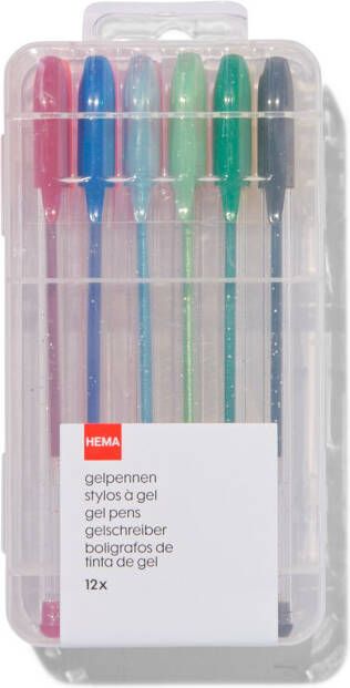 HEMA Glitter Gelpennen 12 Stuks