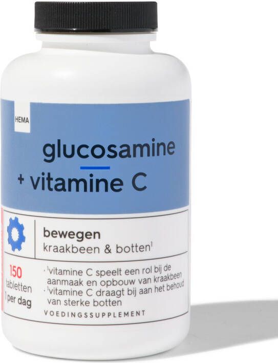 HEMA Glucosamine + Vitamine C 150 Stuks