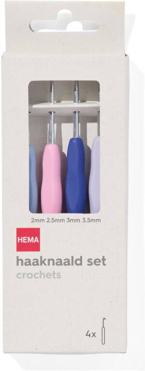 HEMA Haaknaalden 2+2.5+3+3.5 4 Stuks