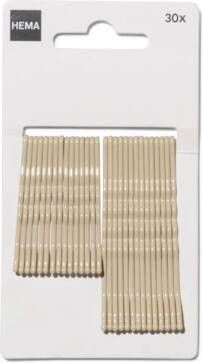 HEMA Haarschuifjes Beige 30 Stuks