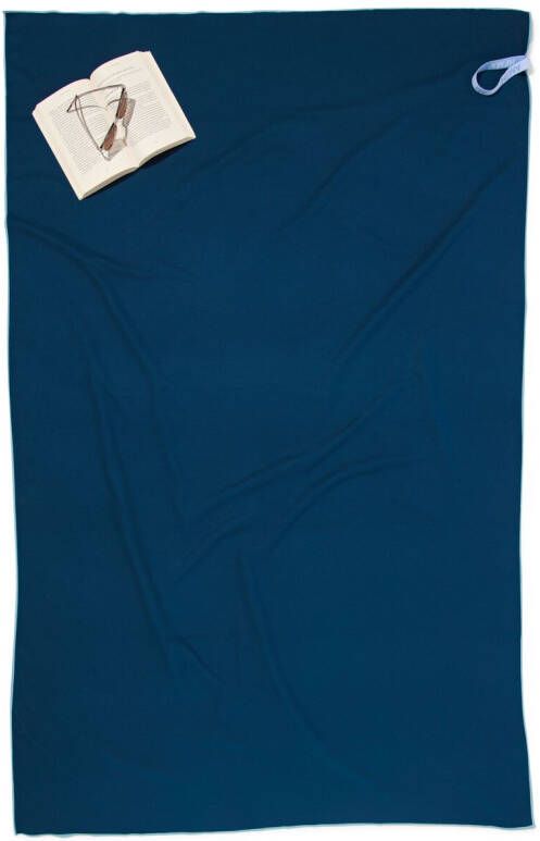 HEMA Handdoek Microvezel 110x175 (blauw)