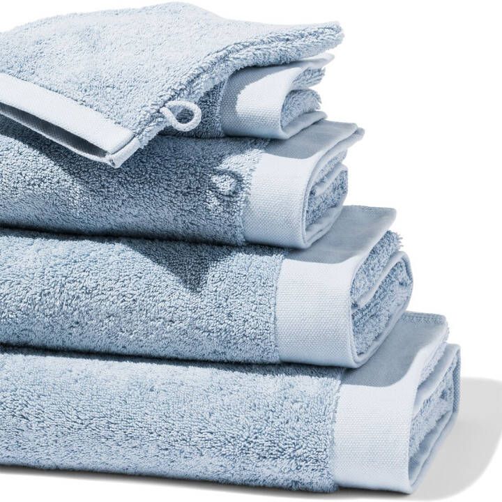 HEMA Handdoeken Hotel Extra Zacht Ijsblauw (ijsblauw)