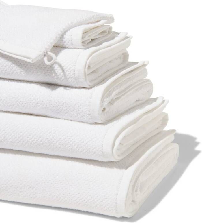HEMA Handdoeken Tweedekans Recycled Katoen Wit (wit)