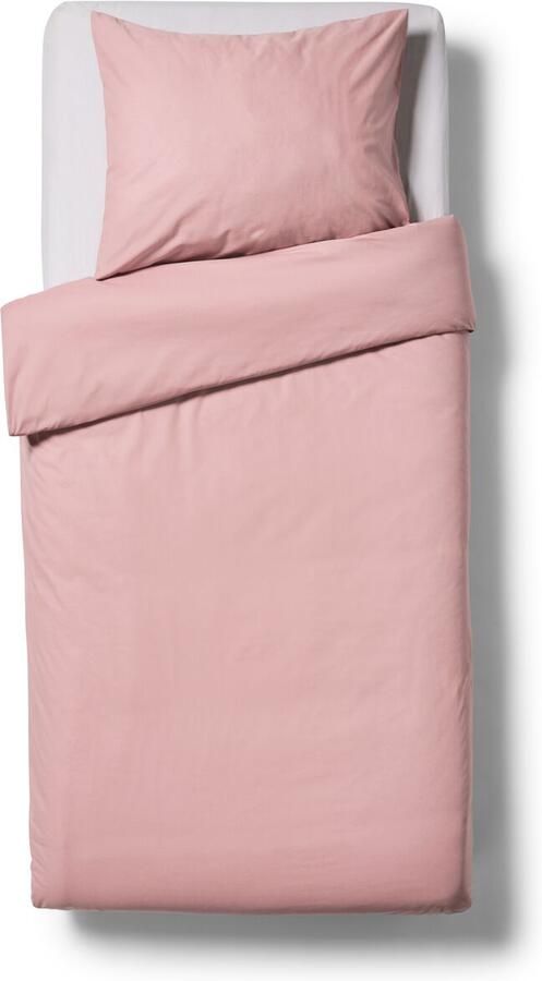 HEMA Dekbedovertrek 140x200 220cm zacht katoen mauve (mauve)