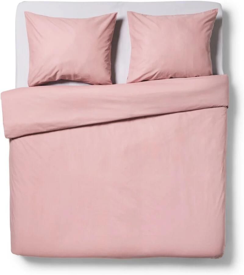 HEMA Dekbedovertrek 240x200 220cm zacht katoen mauve (mauve)