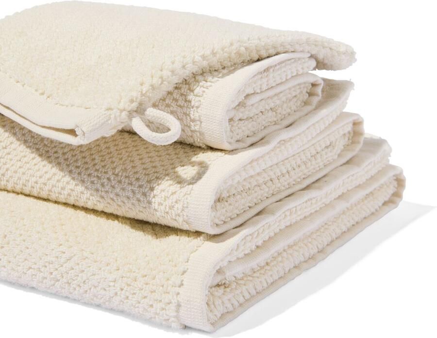 HEMA Handdoek 2e kans recycled katoen ecru (ecru)