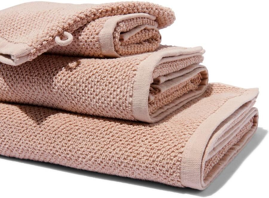 HEMA Handdoek 2e kans recycled katoen lichtroze (lichtroze)