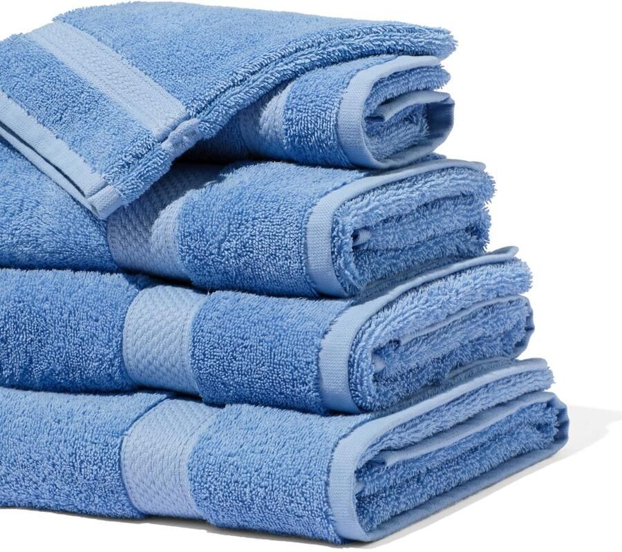 HEMA Handdoeken zware kwaliteit felblauw (felblauw)