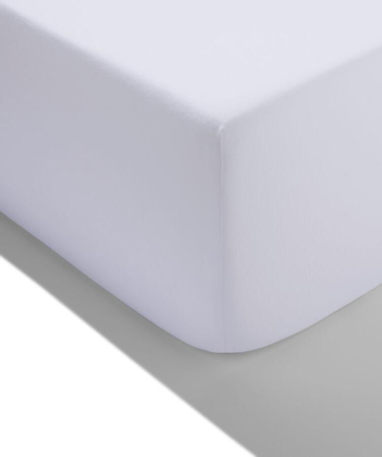 HEMA Hoeslaken 90x200cm jersey wit (wit)