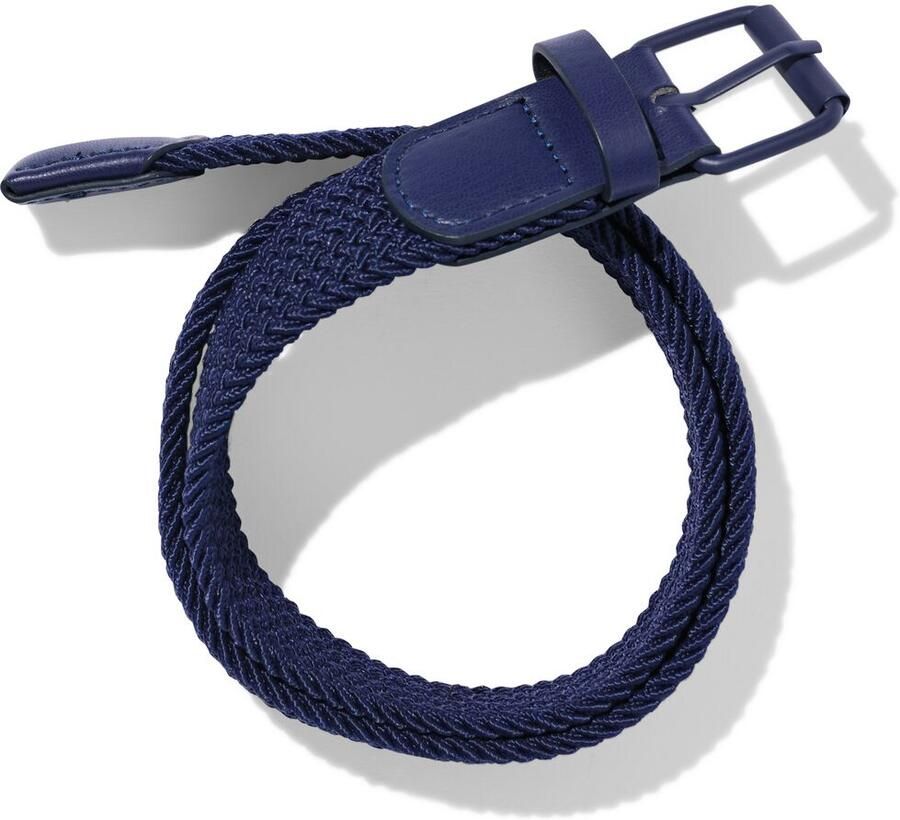 HEMA Kinderriem gevlochten donkerblauw
