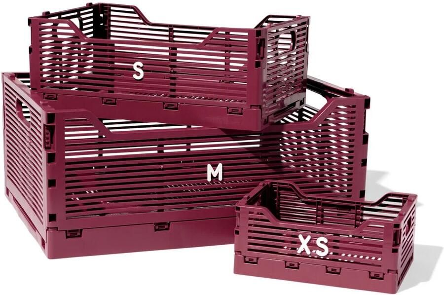 HEMA Klapkrat letterbord recycled bordeauxrood (bordeauxrood)