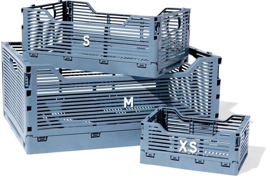 HEMA Klapkrat letterbord recycled donkerblauw (donkerblauw)